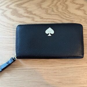 Kate Spade Black Leather Wallet